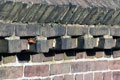 Huize Akerendam, Beverwijk, tuinmuur, detail