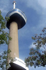 Muurlijk uitzicht vanaf de Euromast, Rotterdam